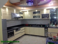 Tủ bếp bằng inox anh Tuyền ở Hải Phòng